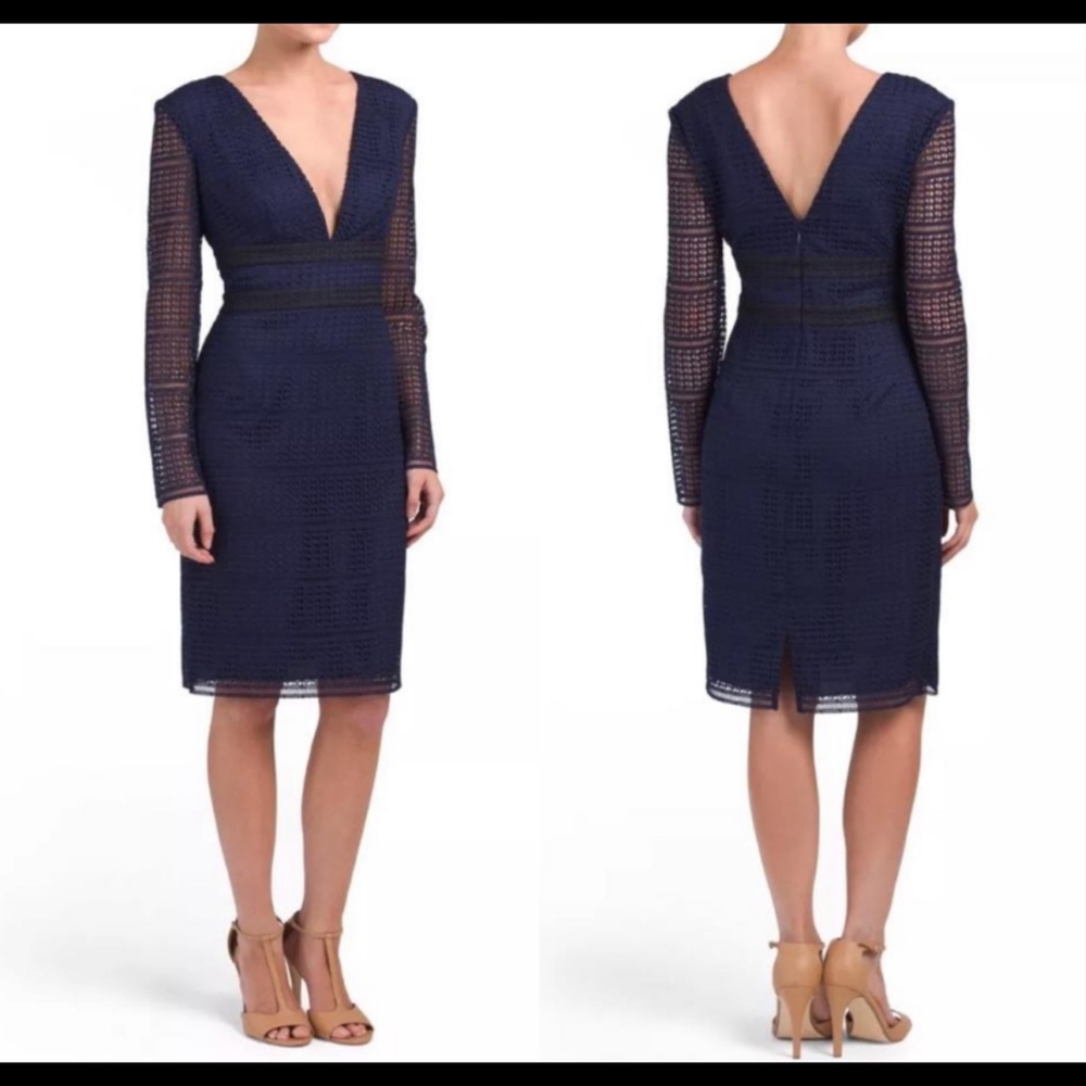 NWT $498 Diane von Furstenberg Crochet Lace Viera Sheath Dress‎ [SZ 6 ]